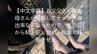 【中文字幕】お义父さんはお母さんが妊娠してセックスが出来なくなったので、その日から私を犯し始め、私まで妊娠させた。