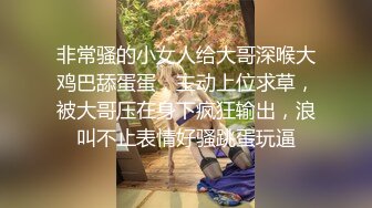 非常骚的小女人给大哥深喉大鸡巴舔蛋蛋，主动上位求草，被大哥压在身下疯狂输出，浪叫不止表情好骚跳蛋玩逼