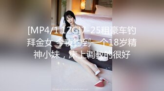 [MP4/1.12G]7-25租豪车钓拜金女 今夜钓到一个18岁精神小妹，床上调教的很好