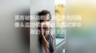 黑客破解高档服装店更衣间摄像头监控偷拍颜值富姐试穿衣服奶子还挺大的