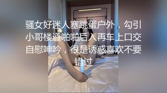 骚女好迷人塞跳蛋户外，勾引小哥楼道啪啪后入再车上口交自慰呻吟，很是诱惑喜欢不要错过