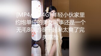 [MP4/ 1.84G] 年轻小伙家里约炮单位的美女同事还是一个无毛B骚的很干起来太爽了完美露脸