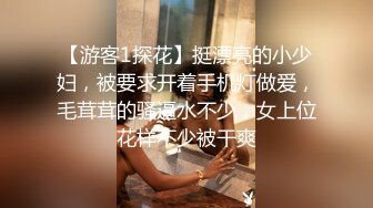 【游客1探花】挺漂亮的小少妇，被要求开着手机灯做爱，毛茸茸的骚逼水不少，女上位花样不少被干爽