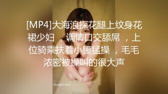 [MP4]大海浪探花腿上纹身花裙少妇 ，调情口交舔屌 ，上位骑乘扶着小腰猛操 ，毛毛浓密被操叫的很大声