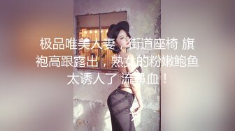 极品唯美人妻，街道座椅 旗袍高跟露出，熟女的粉嫩鲍鱼 太诱人了 流鼻血！