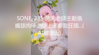 SONE-235 美乳老師主動張嘴舔肉棒還騎上來要我狂插...(AI破壞版)