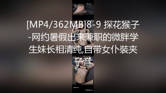 [MP4/362MB]8-9 探花猴子-网约暑假出来兼职的微胖学生妹长相清纯,自带女仆裝夹子音